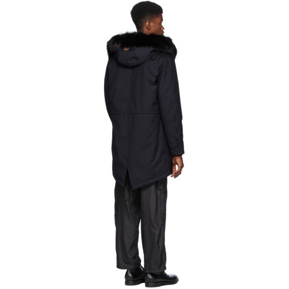 Mackage Moritz Navy Parka Jacket Unisex - Picture 3 of 7